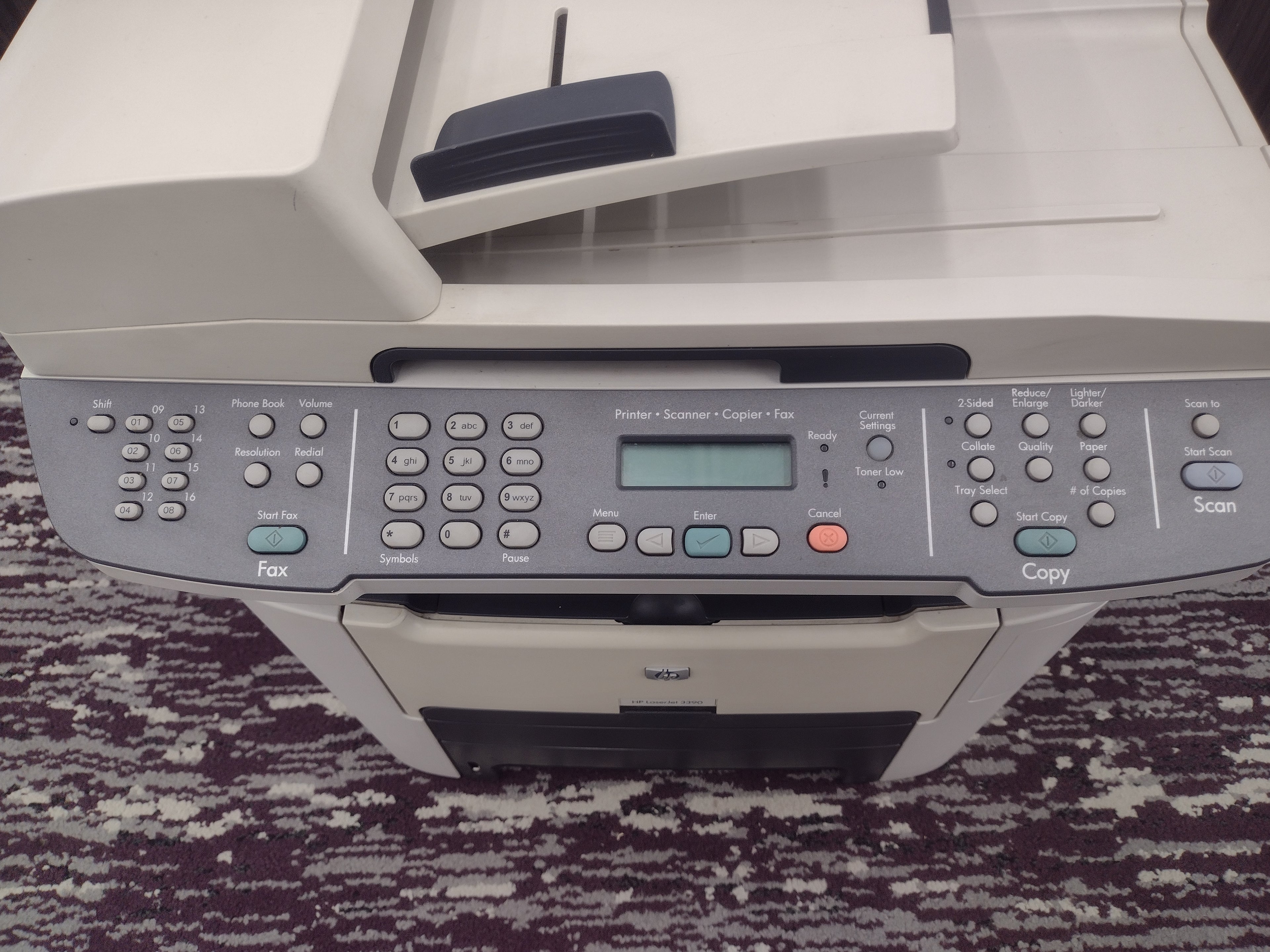 HP LaserJet 3390 All-in-One Printer (print, copy, scan, fax), 9K pages!