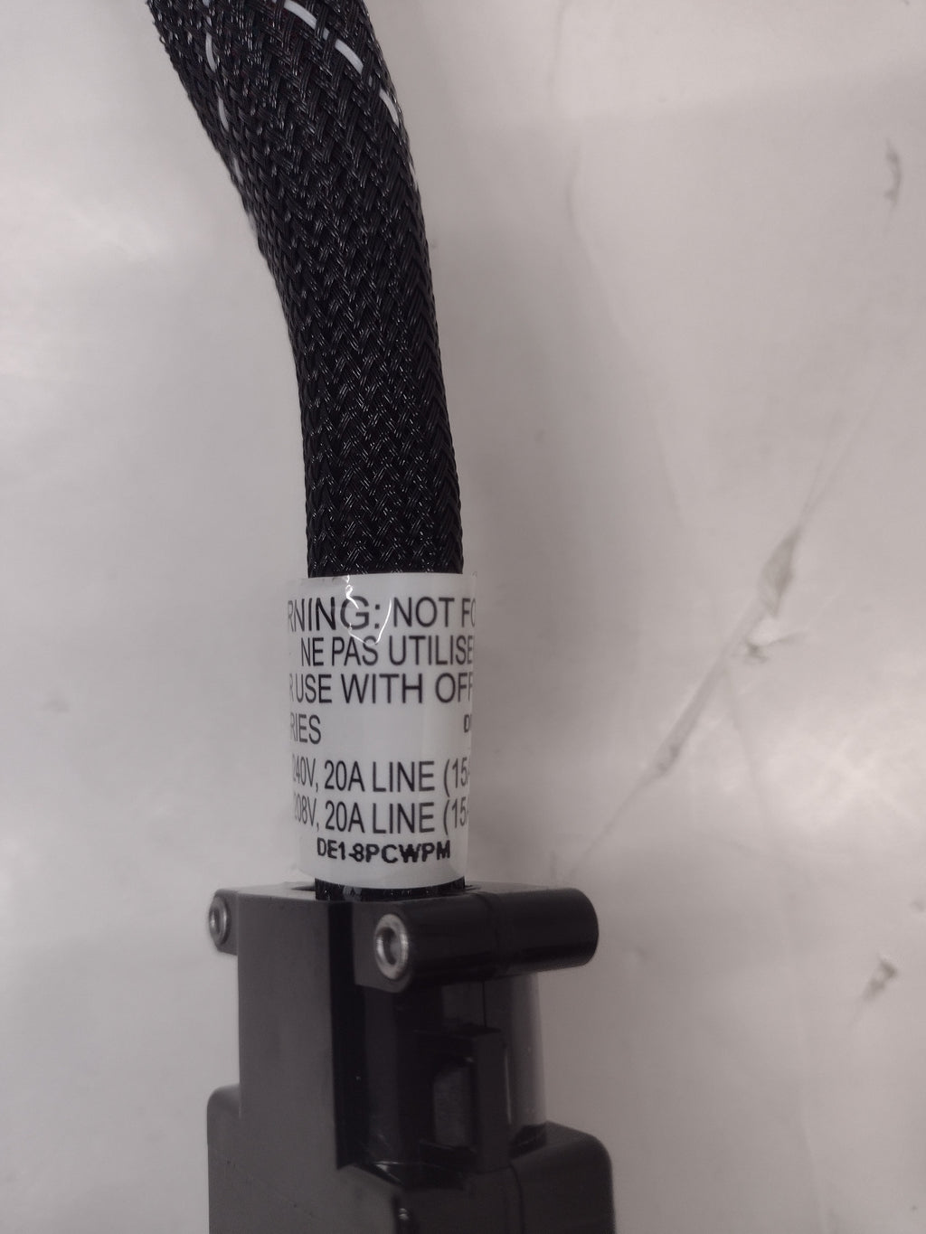 Knoll 15" DE1-8PCWPM Power Connector/jumper (module-to-module) for Cubicles