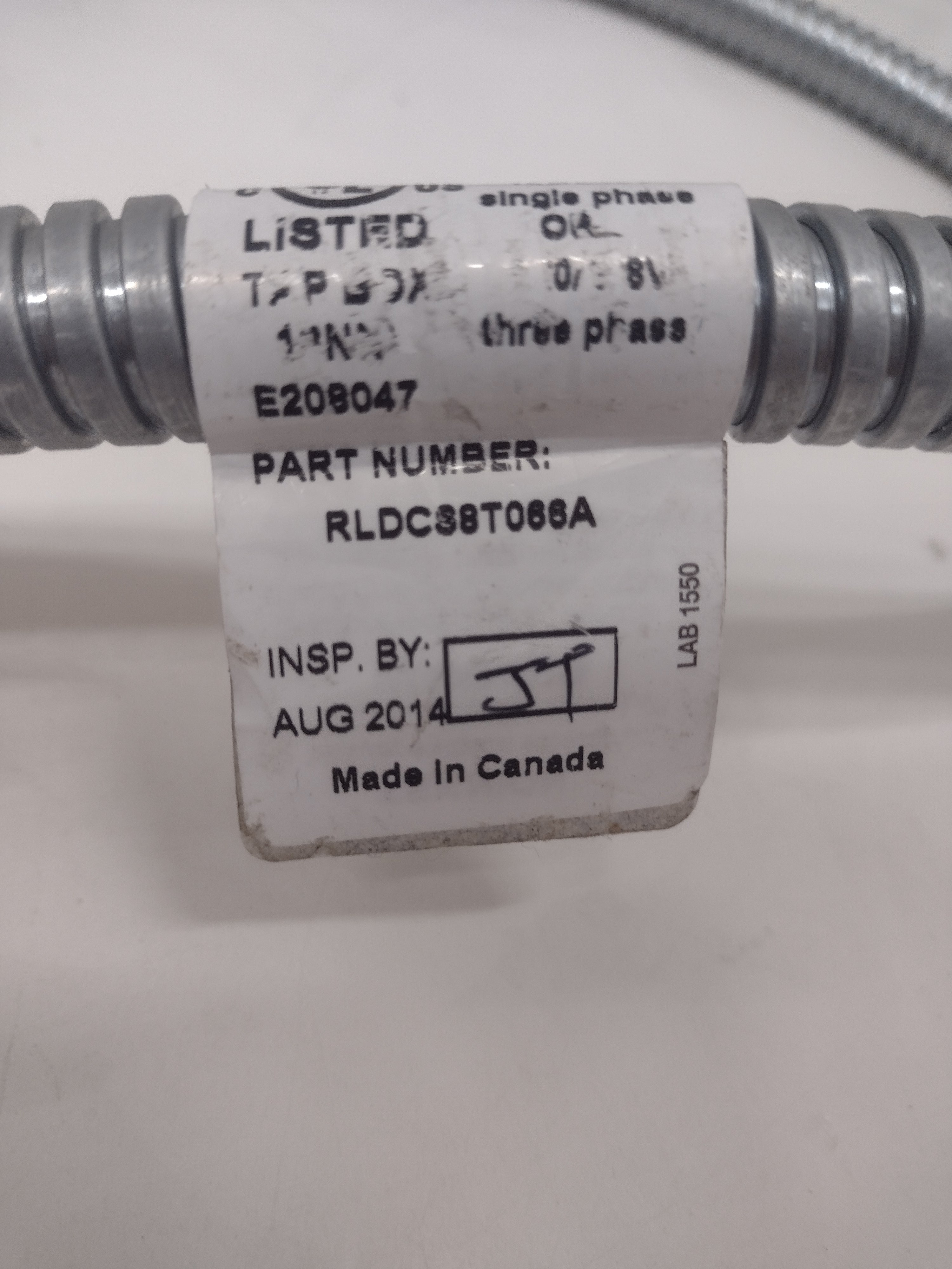 Teknion 66" RLDCS8T066A 8-Wire Power Harness for Spine Desks - MINT CONDITION!