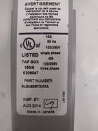 Teknion Modular Electrical Outlet Tap Box 16NN E208047 120/240V 15A 60Hz