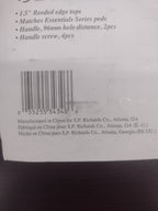 Lorell 6" 34346 Laminate Drawer Modern Cabinet Pull Handles - 2 per pack - NEW!