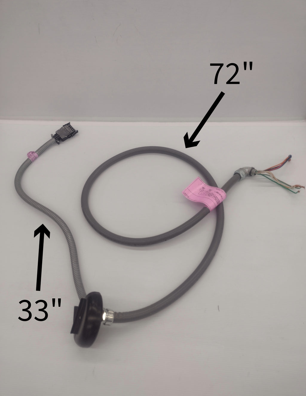 72" Power Base Entry/Feed/Whip for Boulevard Office Furnishing Cubicle Panels
