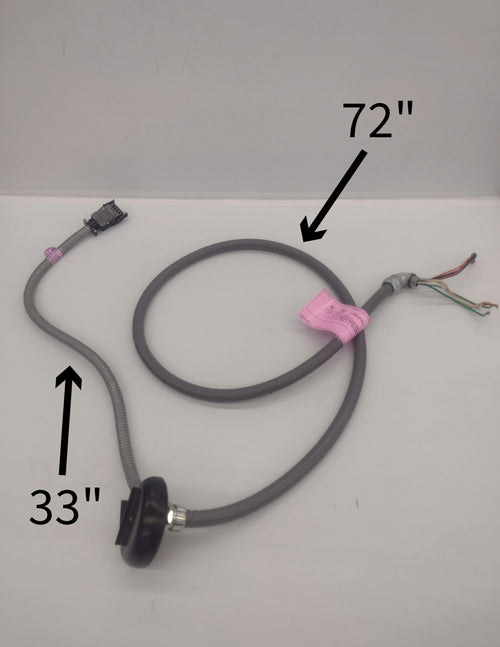 72" Power Base Entry/Feed/Whip for Boulevard Office Furnishing Cubicle Panels