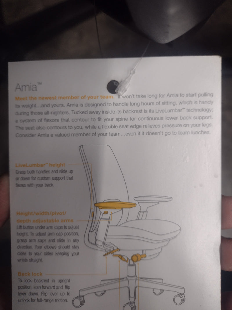 Steelcase Amia 4821410 - Blue Fabric (Pre-Owned)