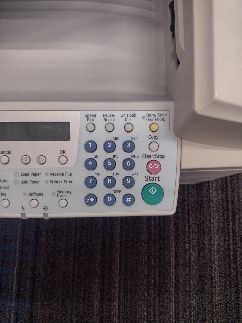 Savin Savinfax 3725e Super G3 Fax Machine (50k print count)
