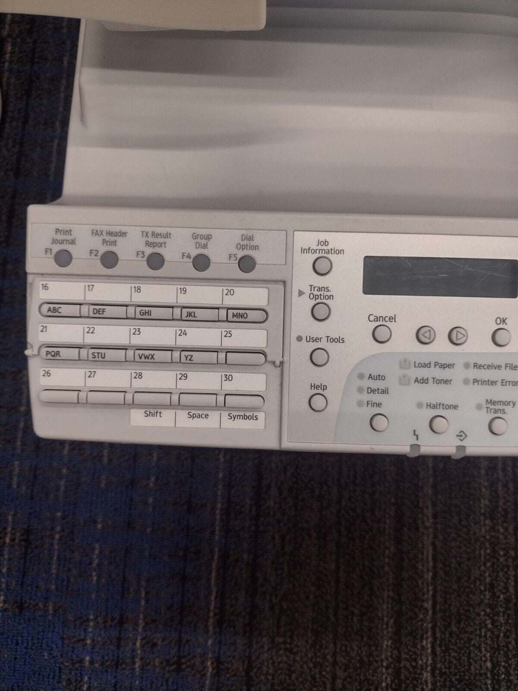 Savin Savinfax 3725e Super G3 Fax Machine (50k print count)