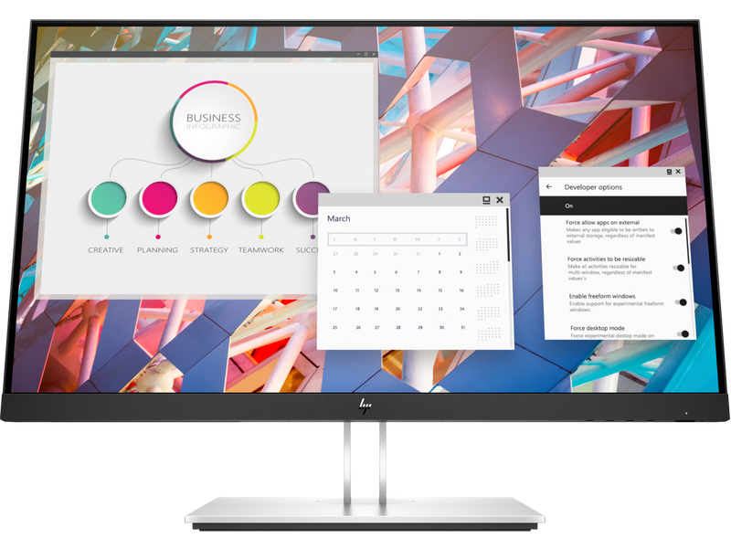 HP E24 G4 24" FHD Monitor 1920 x 1080 (manufactured 1/22) w/HP Eye Ease