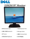 DELL E1913Sf 19" 1280 x 1024 5:4 LCD Monitor