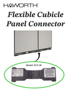 Haworth PCF-3B Flexible Electrical Jumper/Connector for E & H Series Cubicle Panels