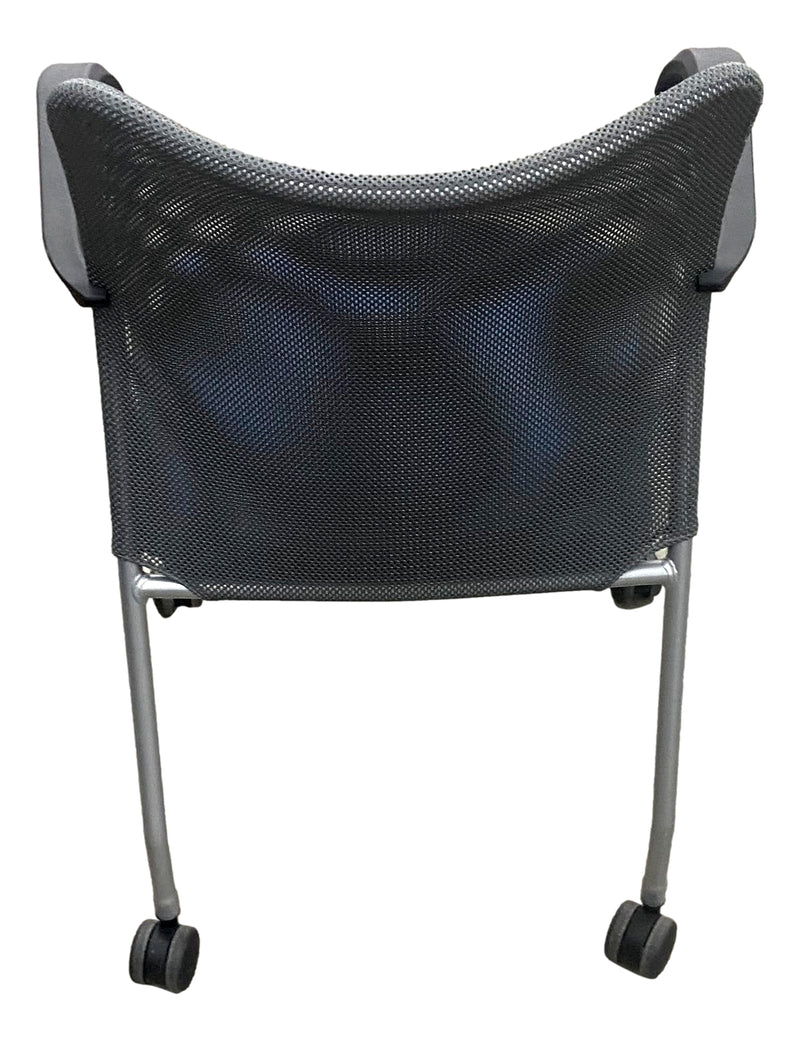 Pre-Owned Stacking Guest Chair w/Wheels by AllSeating