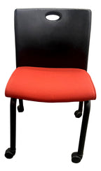 Pre-Owned Steelcase Sweeper Mobile Guest Chair