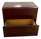 Pre-Owned 2-Drawer Mahogany Lateral File Cabinet