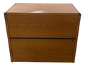 Pre-Owned, HON Oak & Oak Laminate, 2-Drawer Lateral File Cabinet