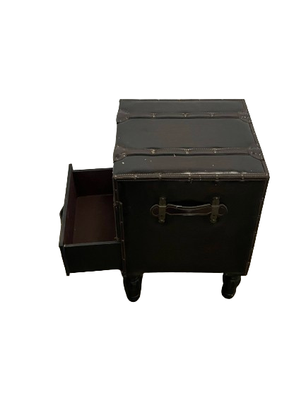 Pre-Owned Faux Leather End Table