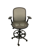 Knoll Chadwick Chair Drafting Stool Executive Office Chair - Tan Colored Mesh (Pre-Owned)