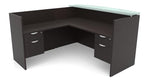 OfficeSource L-Shaped Reception Desk