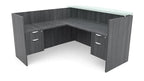 OfficeSource L-Shaped Reception Desk