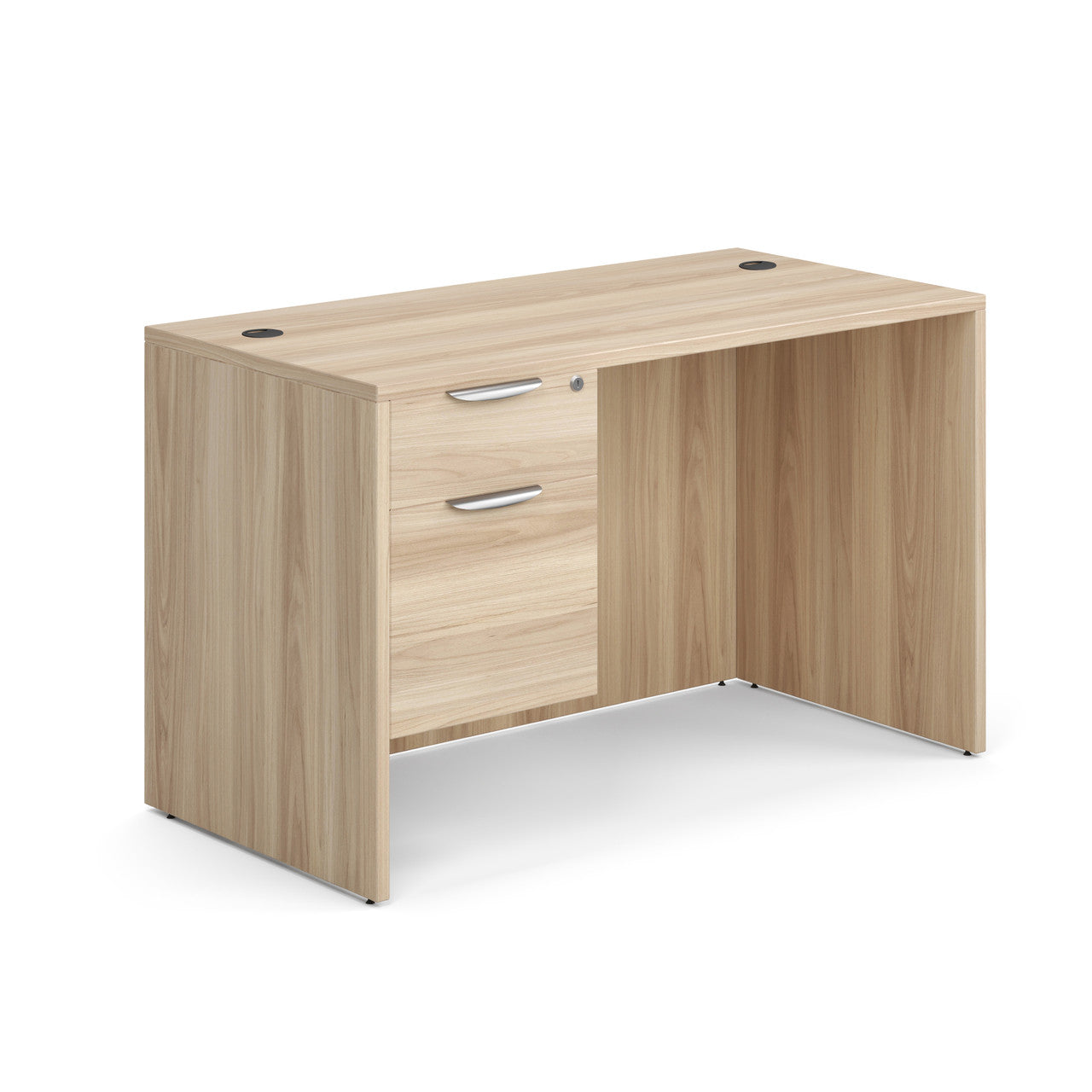 24x48 Desk with 2 Drawers in 8 Finishes with Optional Keyboard Tray or Center Drawer