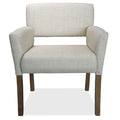 OfficeSource Adley Collection Guest Chair with Wood Legs