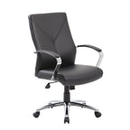 Office Source Boxero Collection Executive High Back with Chrome Frame
