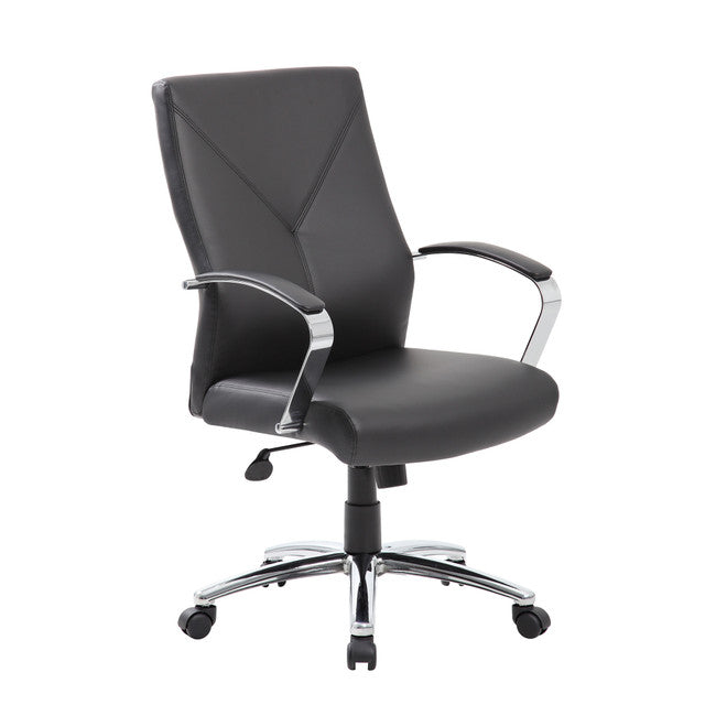 Office Source Boxero Collection Executive High Back with Chrome Frame