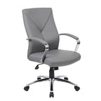 Office Source Boxero Collection Executive High Back with Chrome Frame