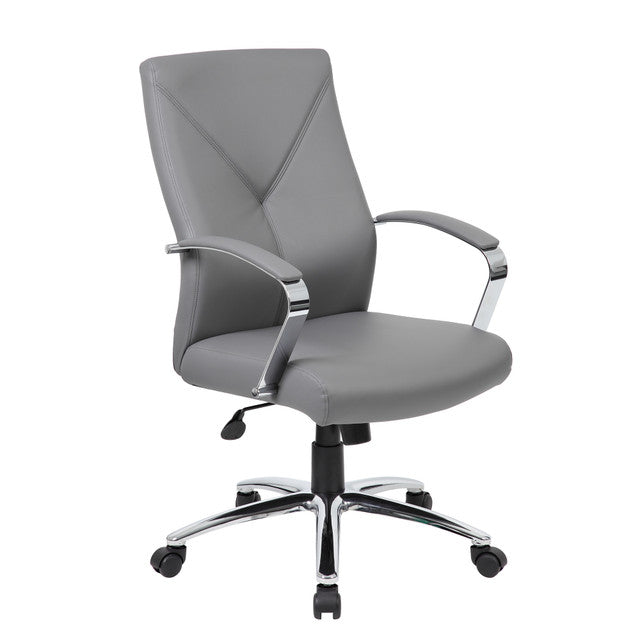 Office Source Boxero Collection Executive High Back with Chrome Frame