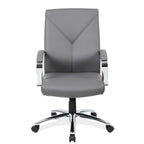 Office Source Boxero Collection Executive High Back with Chrome Frame