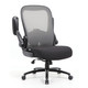 OfficeSource | Ryde | Big & Tall, High Back, Mesh Task Chair with Flip Arm