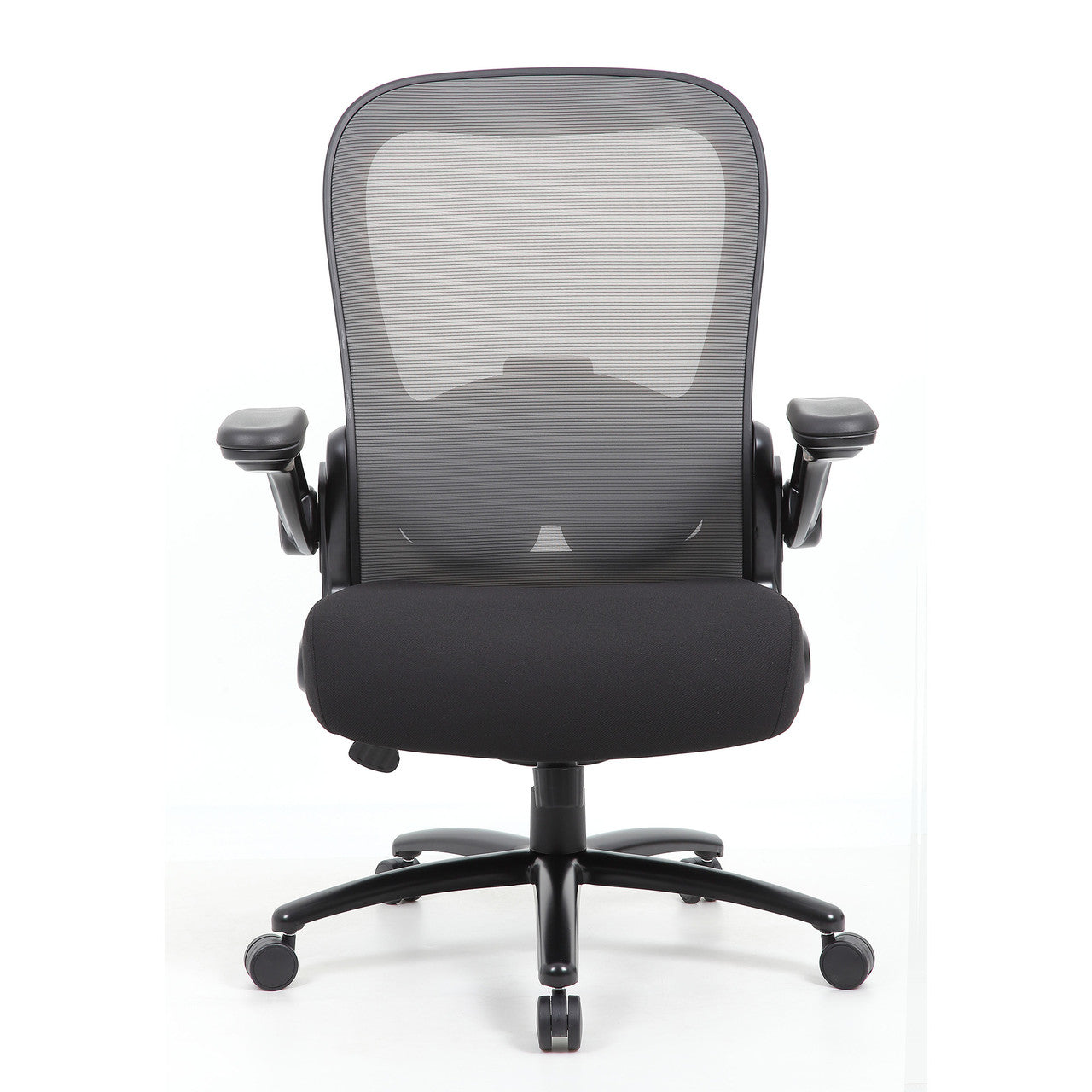 OfficeSource | Ryde | Big & Tall, High Back, Mesh Task Chair with Flip Arm
