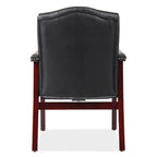 OfficeSource Lancaster Collection Traditional Black or Oxblood Executive Guest Chairs