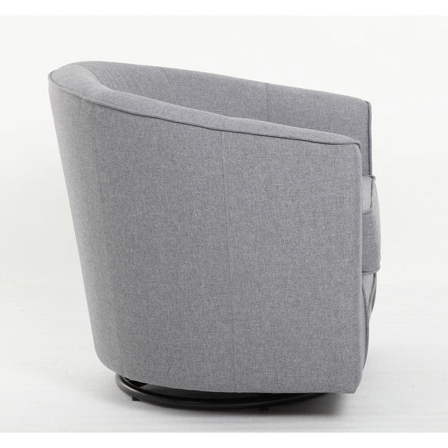 OfficeSource Round Collection Swivel Club Chair
