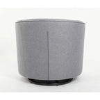 OfficeSource Round Collection Swivel Club Chair