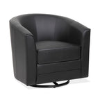 OfficeSource Round Collection Swivel Club Chair