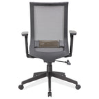 OfficeSource Interchangeable Gray or Black Mesh Back Task Chair