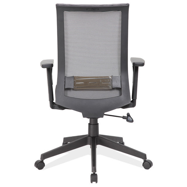 OfficeSource Interchangeable Gray or Black Mesh Back Task Chair