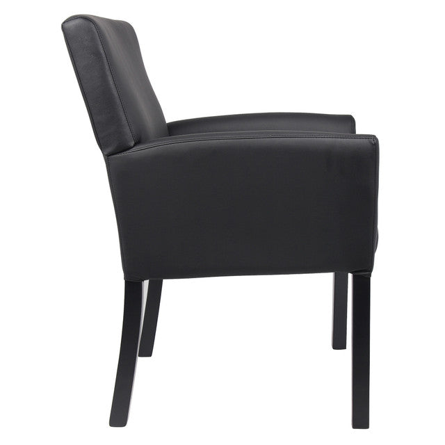 OfficeSource Bowery Collection Guest Chair & Barrel Back Arm Chair