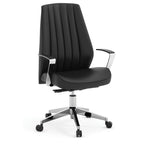 Empire - Executive Leather High Back with Chrome Frame