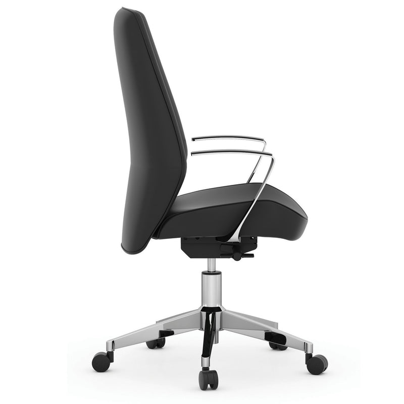 Empire - Executive Leather High Back with Chrome Frame