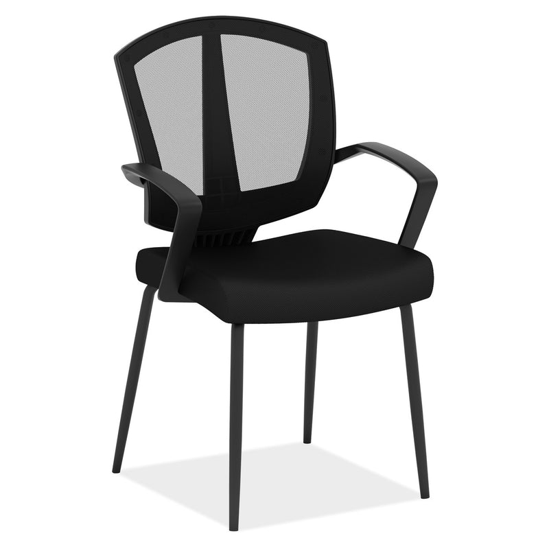 OfficeSource Sprint Collection Side Chair w/Arms & Black Frame
