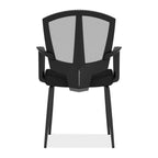OfficeSource Sprint Collection Side Chair w/Arms & Black Frame