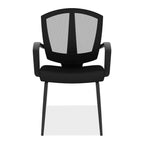 OfficeSource Sprint Collection Side Chair w/Arms & Black Frame