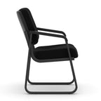 OfficeSource Value Collection Sled Base Fabric Guest Chair w/Black Frame
