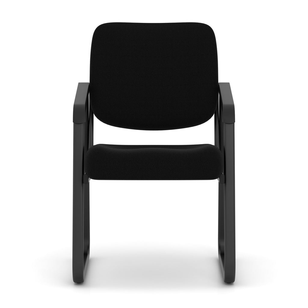 OfficeSource Value Collection Sled Base Fabric Guest Chair w/Black Frame