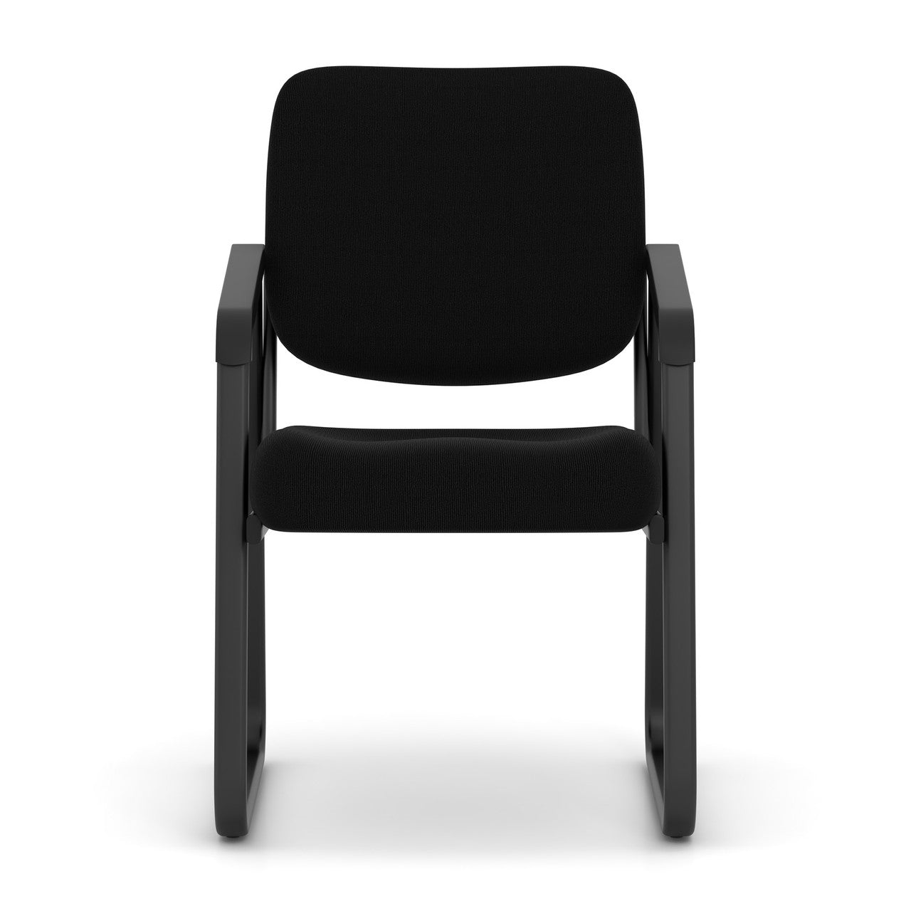 OfficeSource Value Collection Sled Base Fabric Guest Chair w/Black Frame