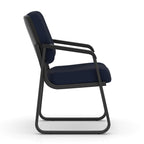OfficeSource Value Collection Sled Base Fabric Guest Chair w/Black Frame