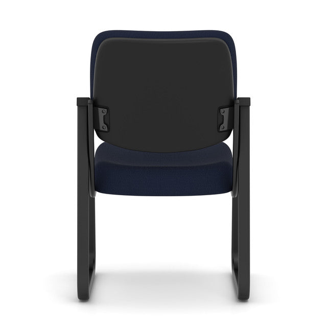 OfficeSource Value Collection Sled Base Fabric Guest Chair w/Black Frame
