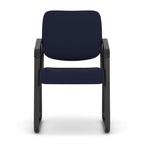 OfficeSource Value Collection Sled Base Fabric Guest Chair w/Black Frame