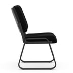 OfficeSource Value Collection Armless, Sled Base Fabric Guest Chair w/Black Frame