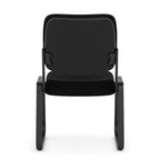 OfficeSource Value Collection Armless, Sled Base Fabric Guest Chair w/Black Frame